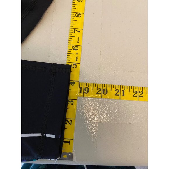 Fila Leggings Black & Purple Multicolor Accents Large - Picture 7 of 7